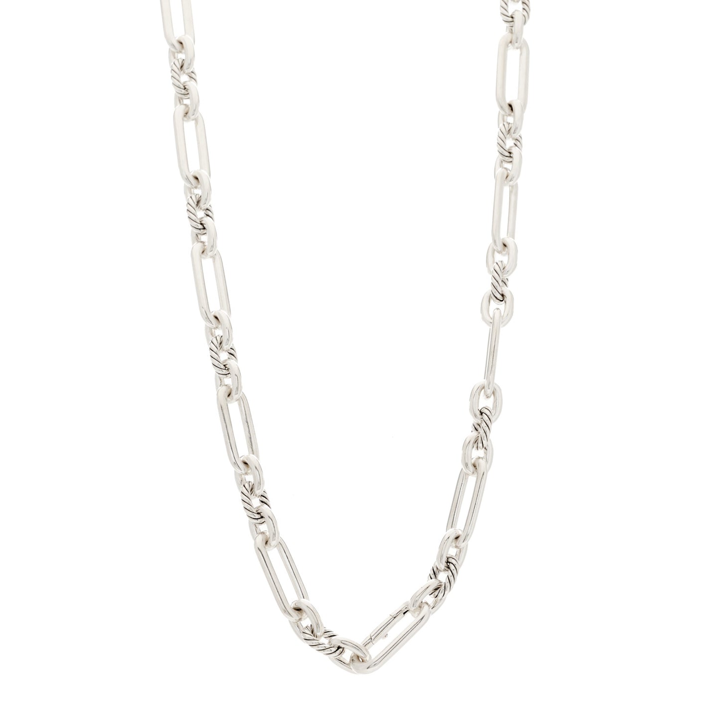 Sterling Silver 9.8mm Lexington Chain Necklace 21"