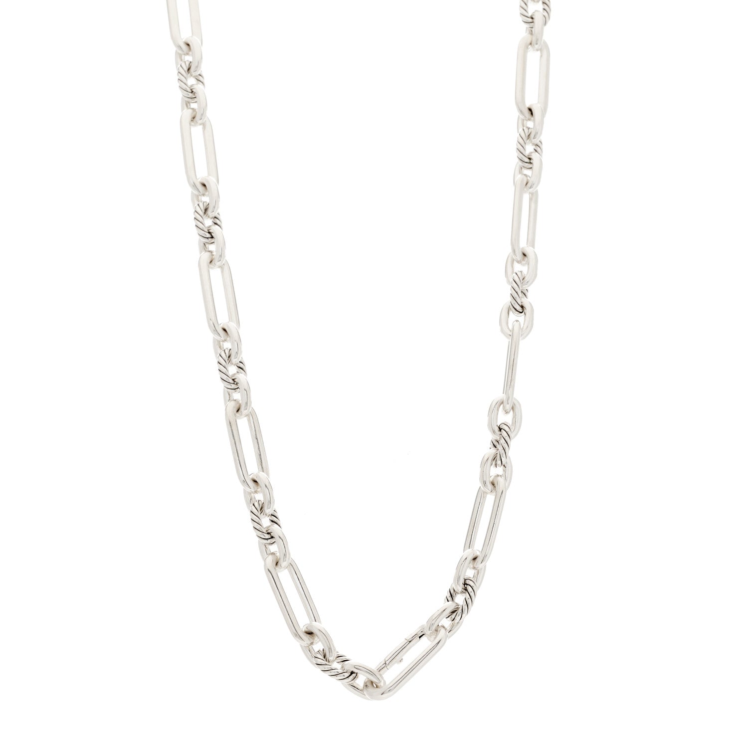 David Yurman Sterling Silver 9.8mm Lexington Chain Necklace 21" 1 of 5