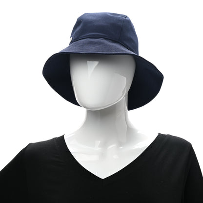 Hermes Cotton Elena Bucket Hat 57 Marine 2 of 8