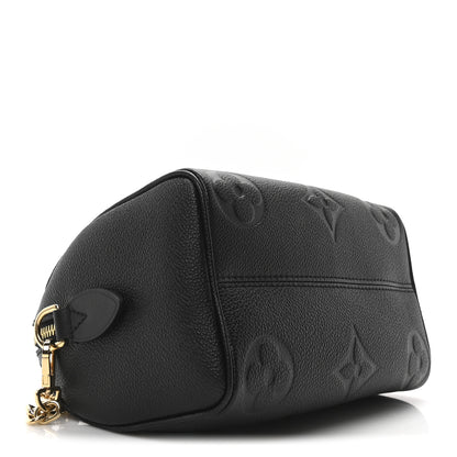 Louis Vuitton Empreinte Monogram Giant Speedy Bandouliere 20 Black 6 of 12