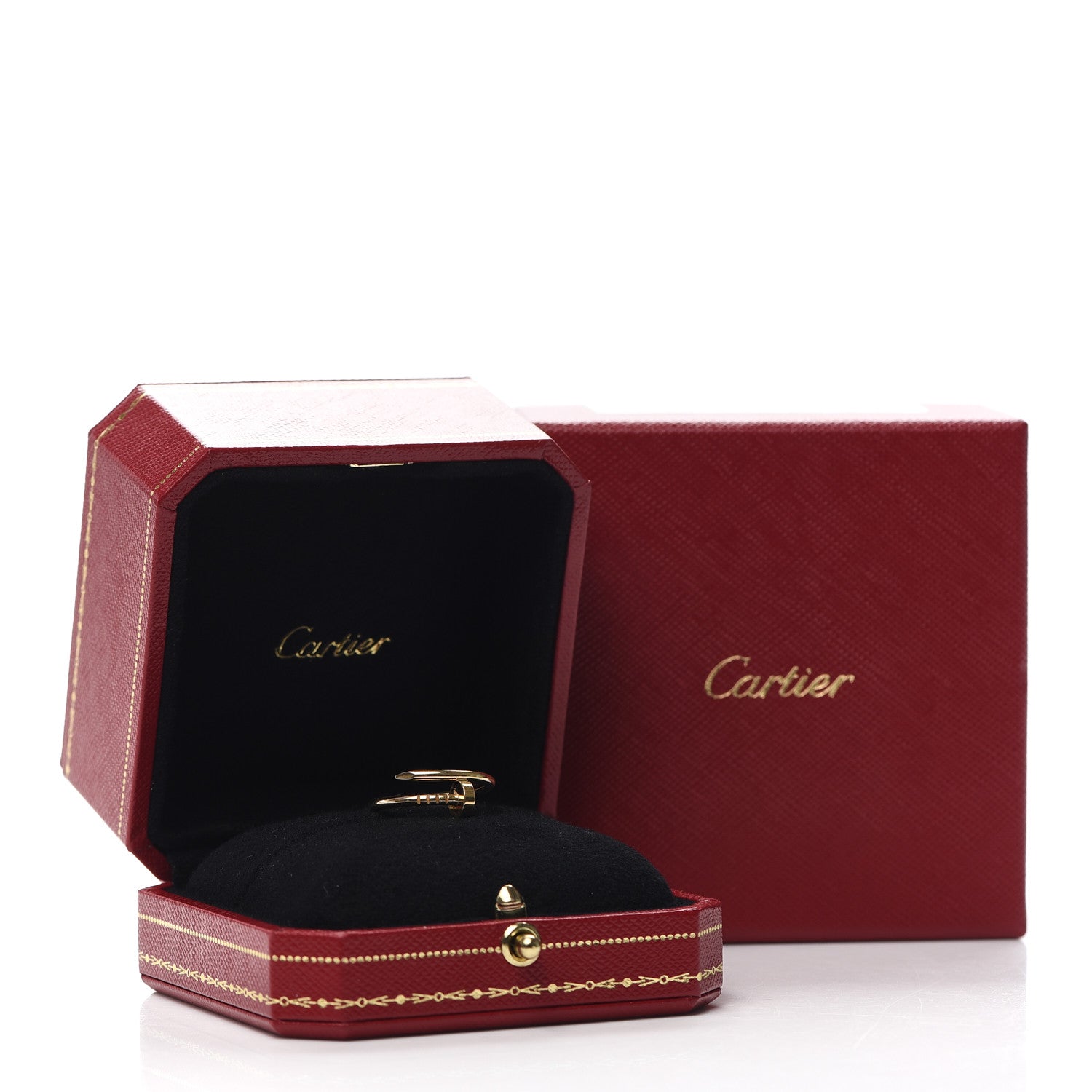 Cartier 18K Yellow Gold Small Juste Un Clou Ring 50 5.25 7 of 7