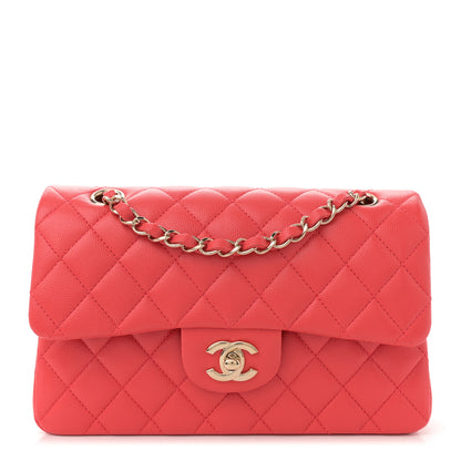 Chanel Caviar Quilted Small Double Flap Red 1 of 10