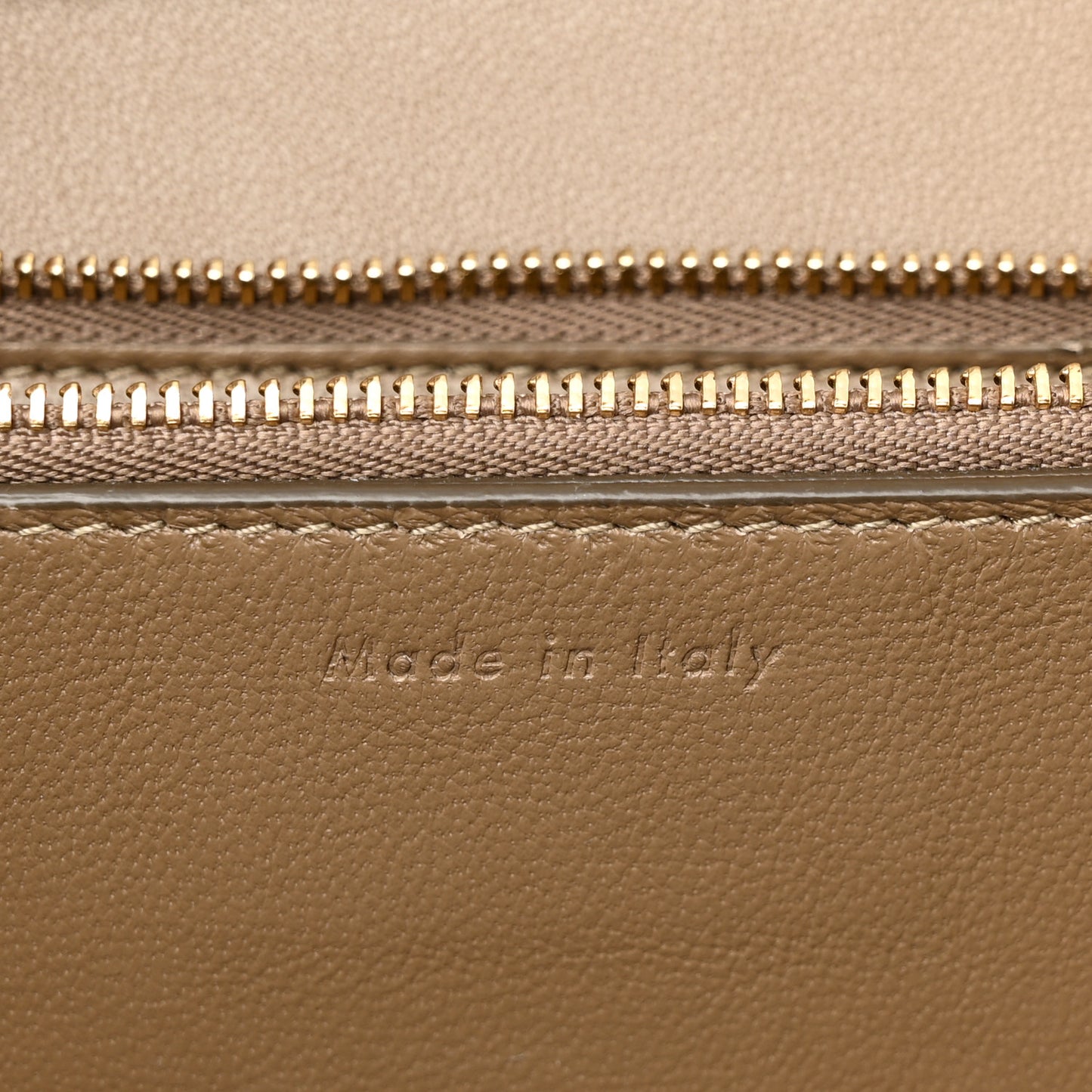 Liege Calfskin Medium Classic Box Flap Bag Taupe