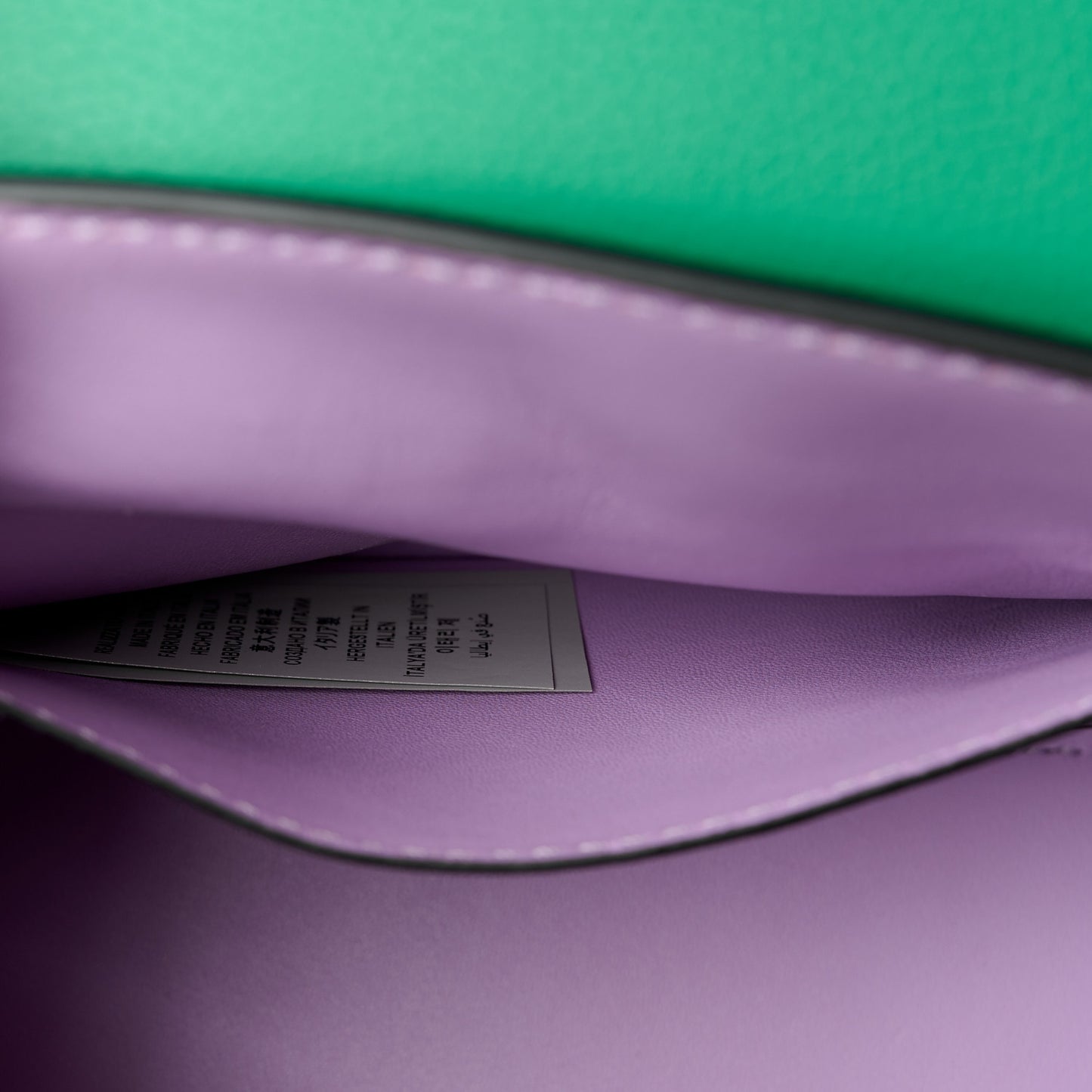 Grained Calfskin Small La Medusa Bag Green