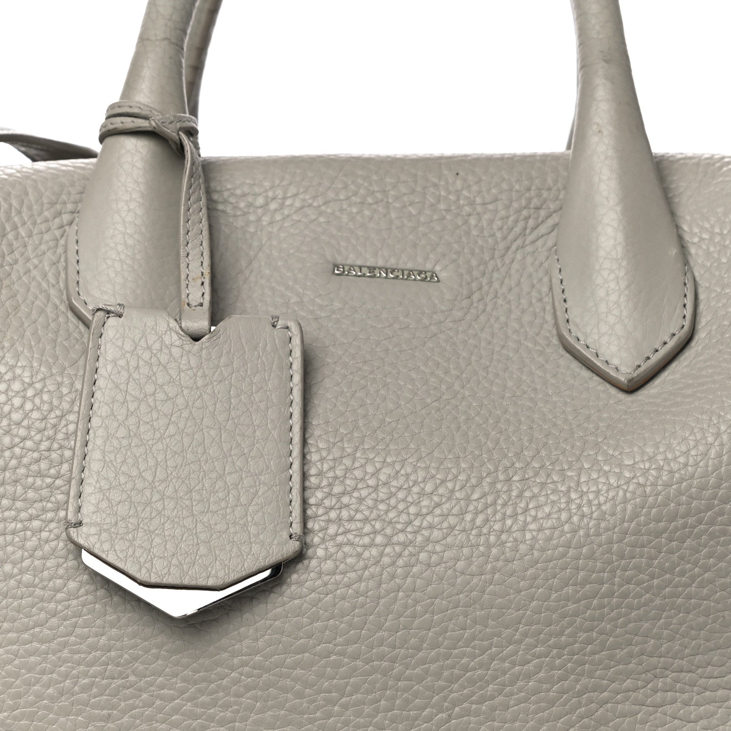 Balenciaga Veau Gros Grain Small Infanta Boston Gris Vison 8 of 16