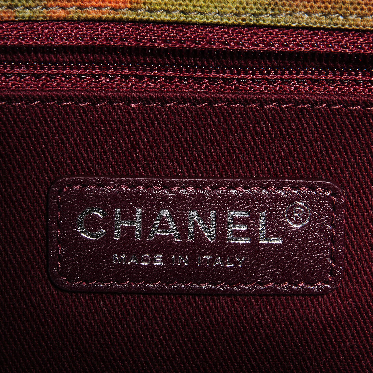 Chanel Washed Toile Graffiti On The Pavements Messenger Khaki Multicolor 8 of 9