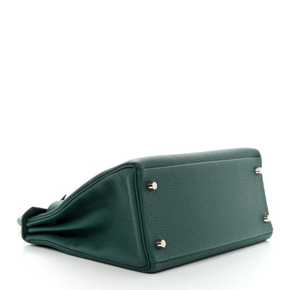 Hermes Togo Kelly Retourne 28 Malachite 4 of 11