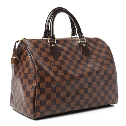 Louis Vuitton Damier Ebene Speedy 30 3 of 9
