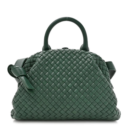 Bottega Veneta Nappa Intrecciato Small Padded The Handle Tote Raintree 1 of 9