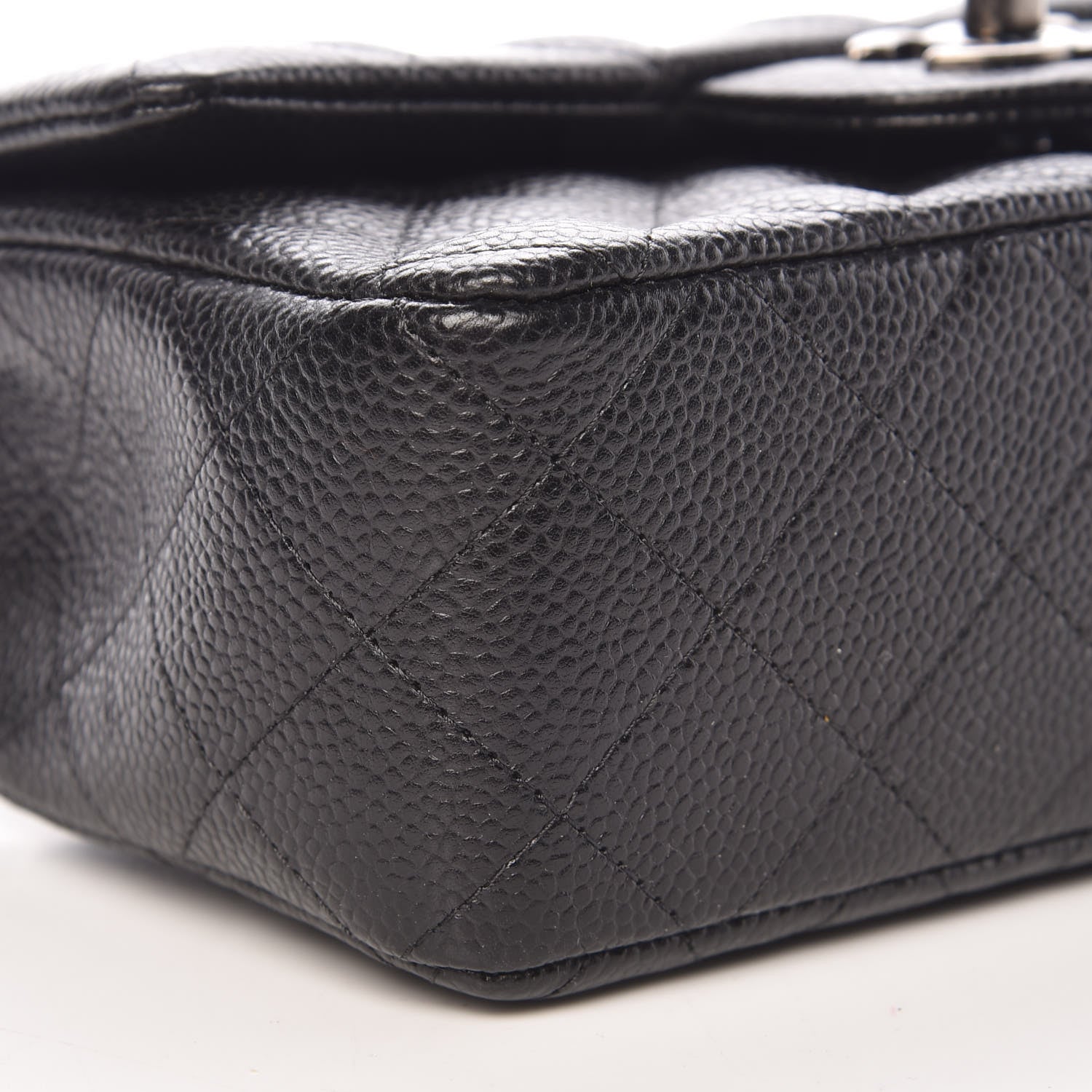 Chanel Caviar Quilted Mini Rectangular Flap Black 5 of 9
