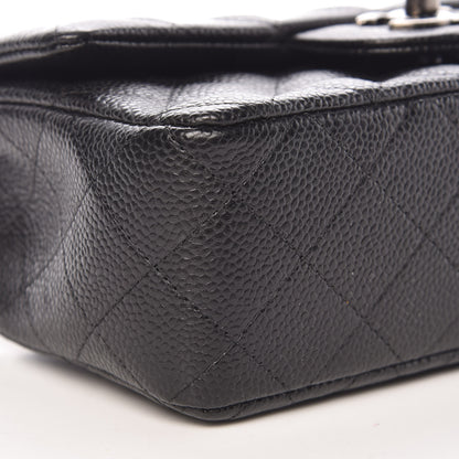 Chanel Caviar Quilted Mini Rectangular Flap Black 5 of 9