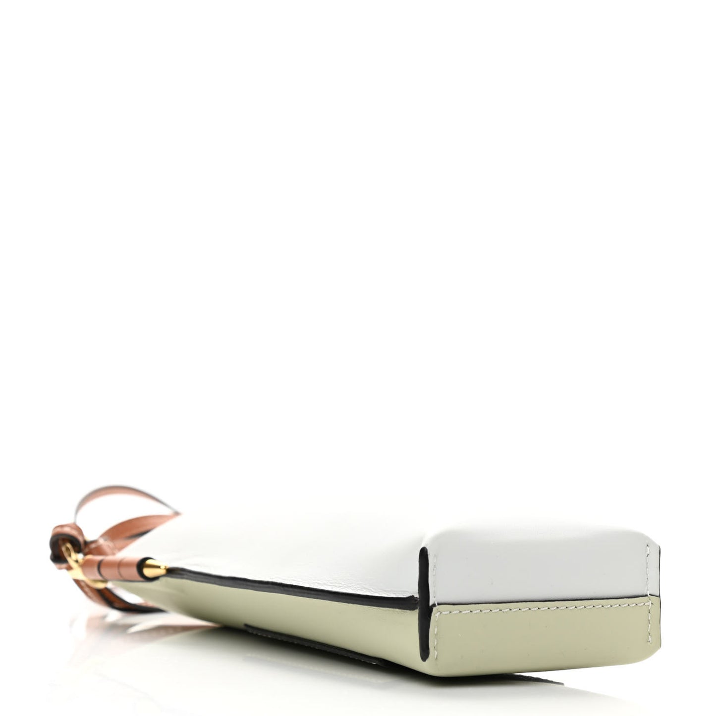 Smooth Calfskin Mini Gate Pocket Kaolin Sage