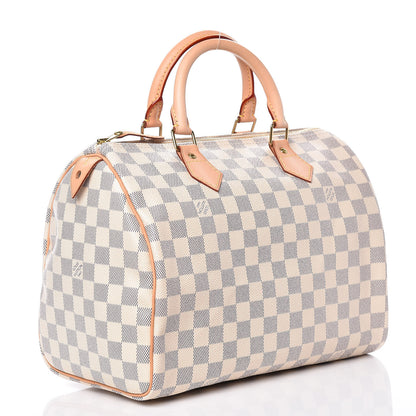 Louis Vuitton Damier Azur Speedy 30 3 of 11