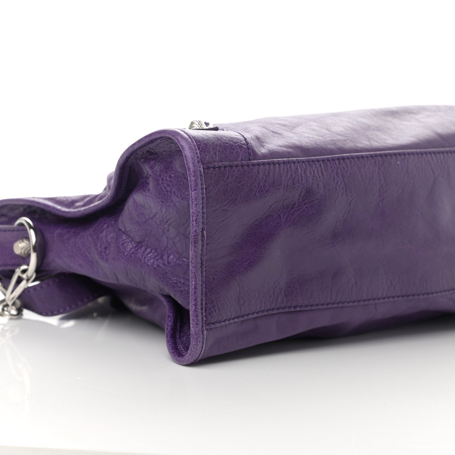 Balenciaga Agneau Giant 12 Silver Hardware City Dark Violet 9 of 15