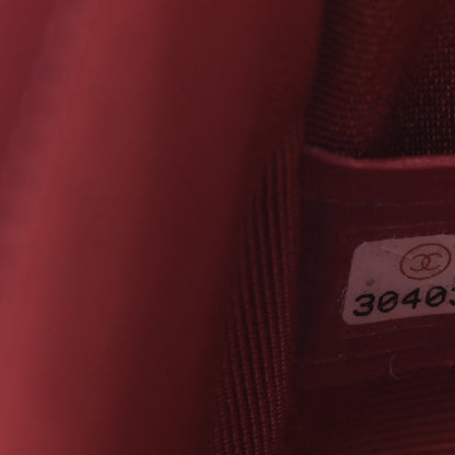 Chanel Calfskin Medium Boy Logo Top Handle Flap Red 7 of 11