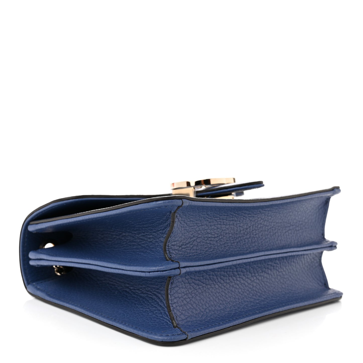 Dollar Calfskin Small Interlocking G Shoulder Bag Caspian