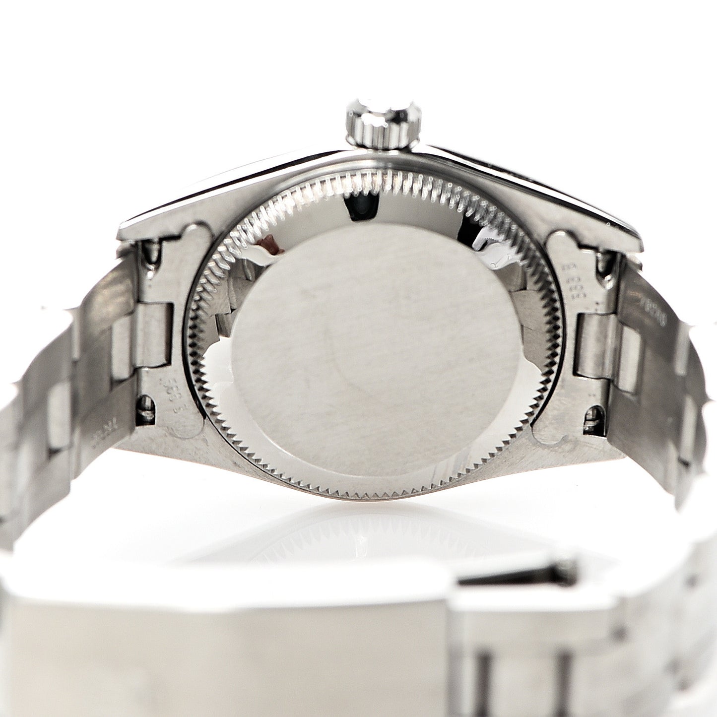 Stainless Steel 24mm Oyster Perpetual Watch Pink 76080