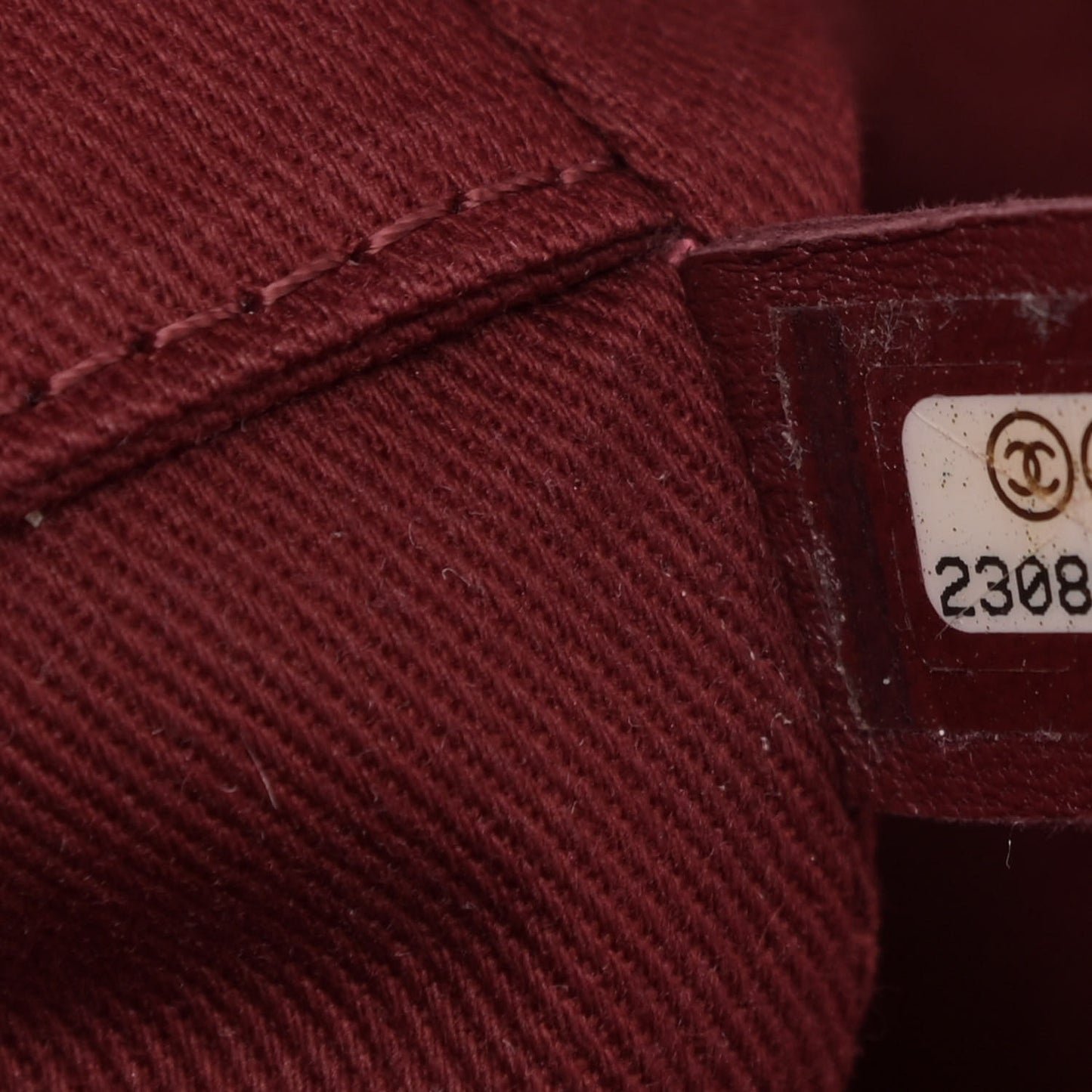 Canvas Small Deauville Tote Red