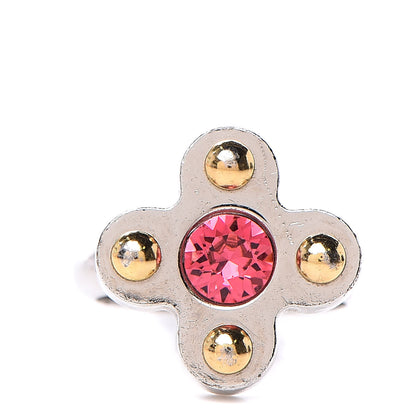 Louis Vuitton Crystal Love Letters Timeless Ring Silver L 7.75 1 of 6