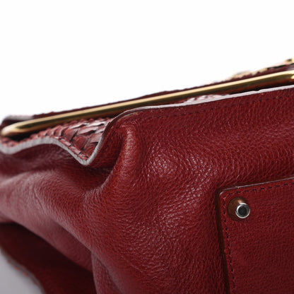 Chloe Python Sally Flap Bag Red 8 of 14
