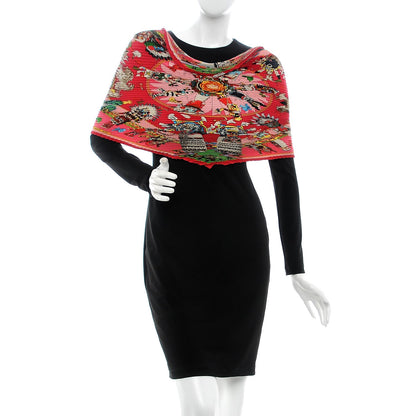 Hermes Silk Plisse Kachinas Scarf 90 2 of 8