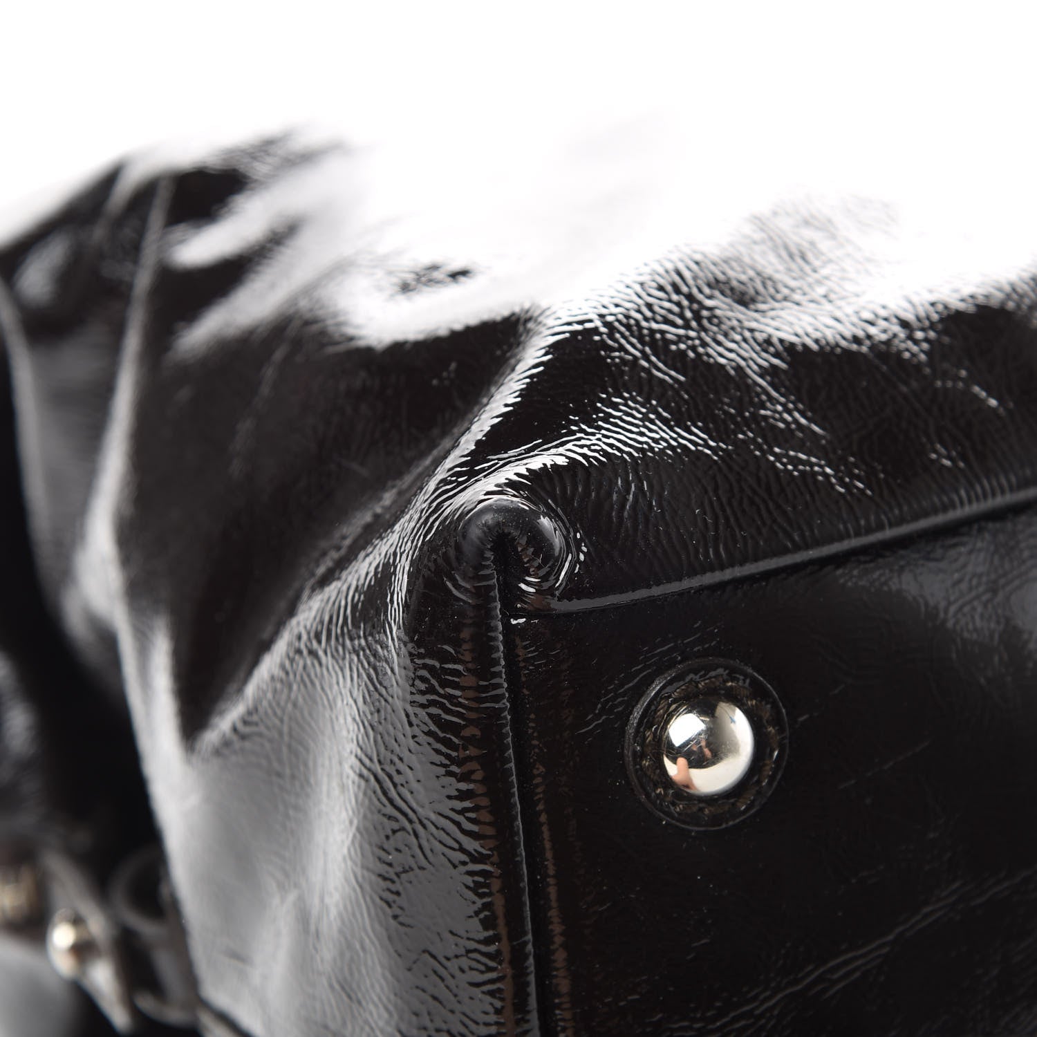 Saint Laurent Textured Patent Medium Easy Y Bag Brown 12 of 18