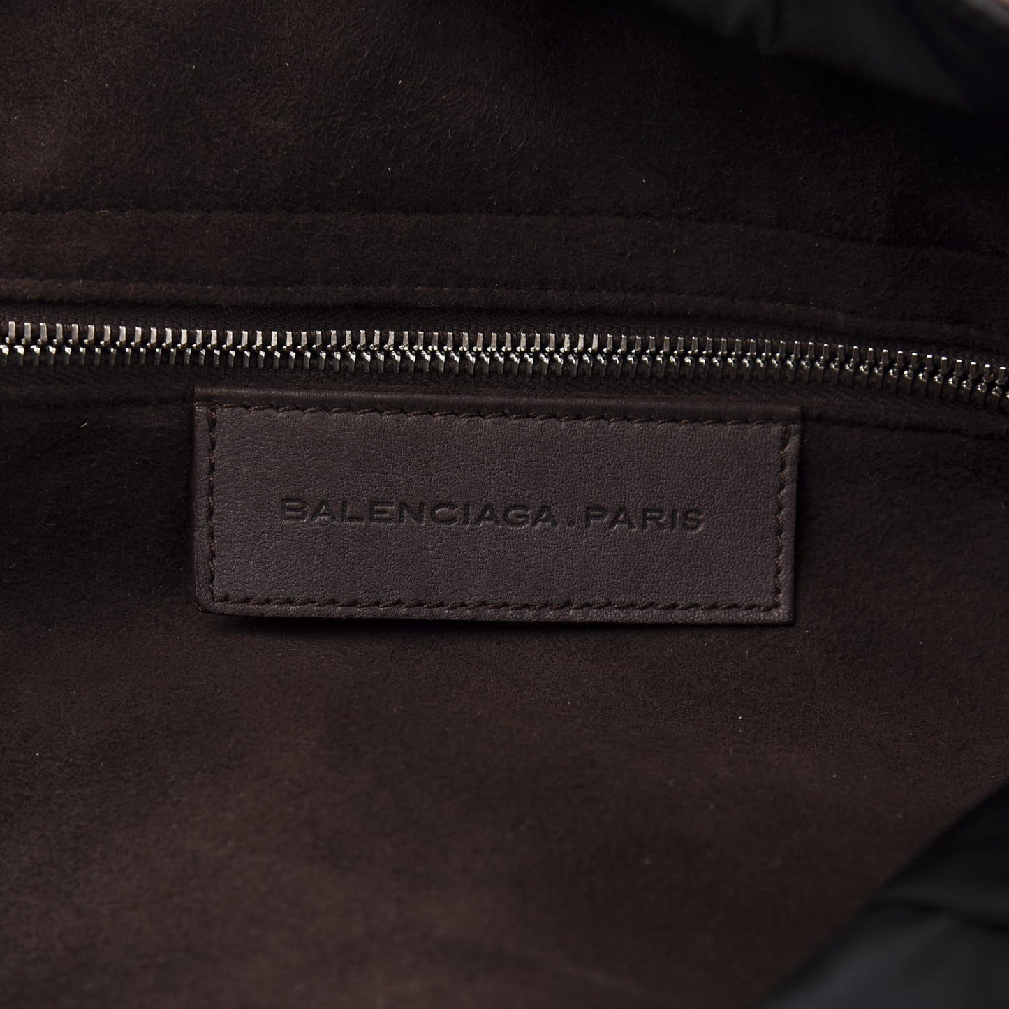 Suede Calfskin B Hobo Brown