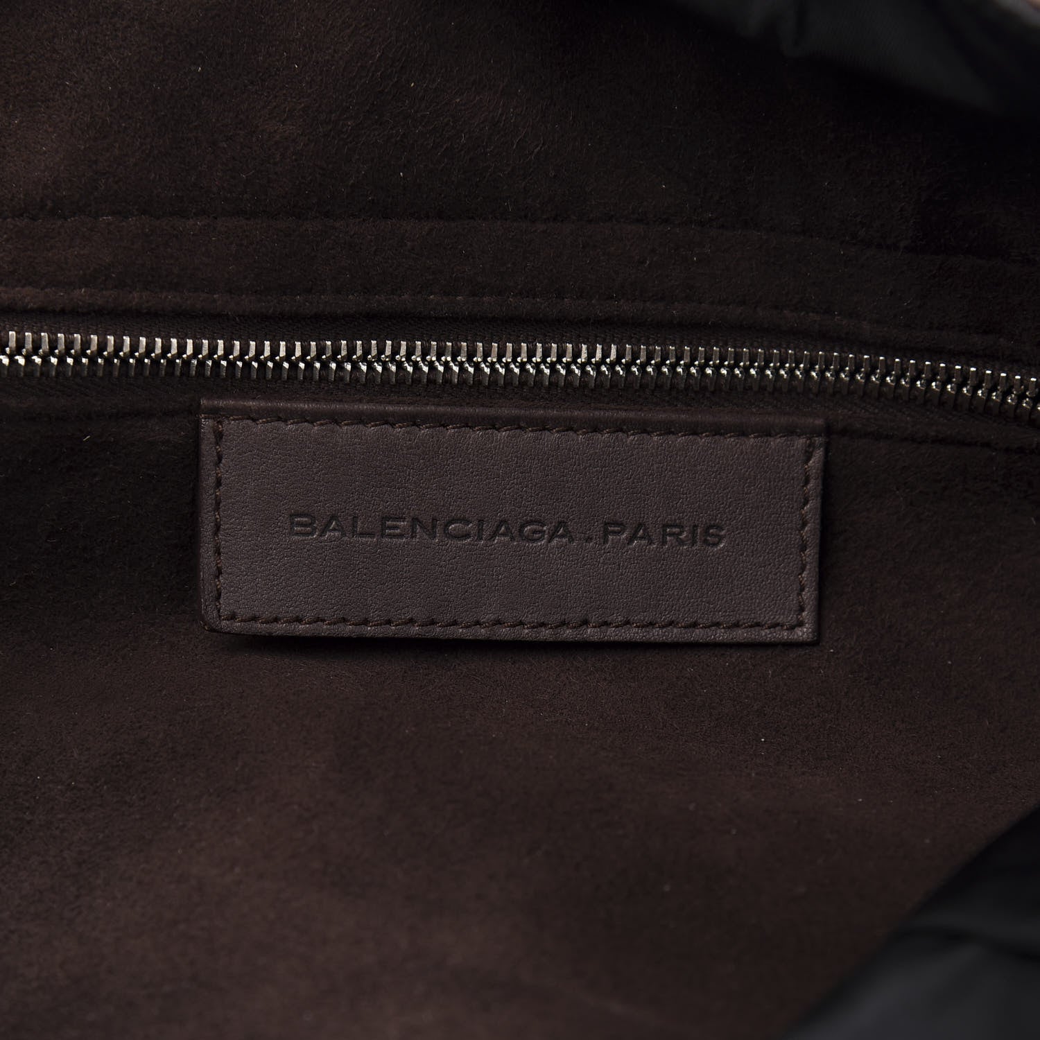 Balenciaga Suede Calfskin B Hobo Brown 6 of 18