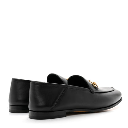 Gucci Lambskin Womens Brixton Horsebit Loafers 38 Black 4 of 9