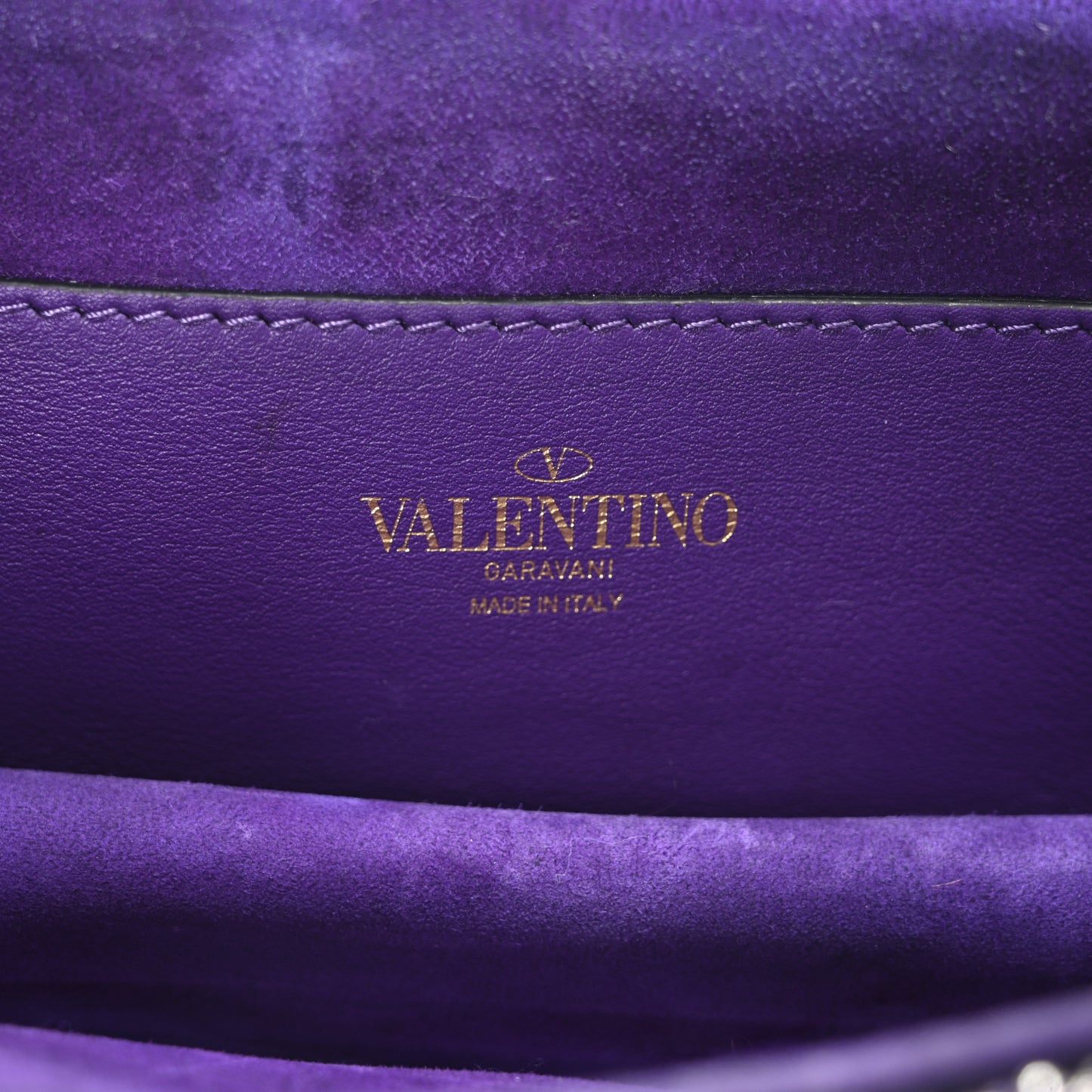 Sequin Crystal Vlogo Embroidered Small Loco Shoulder Bag Astral Purple