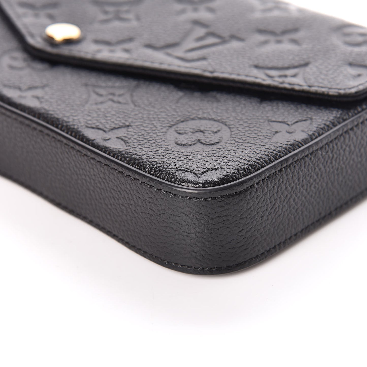 Empreinte Pochette Felicie Chain Wallet Black