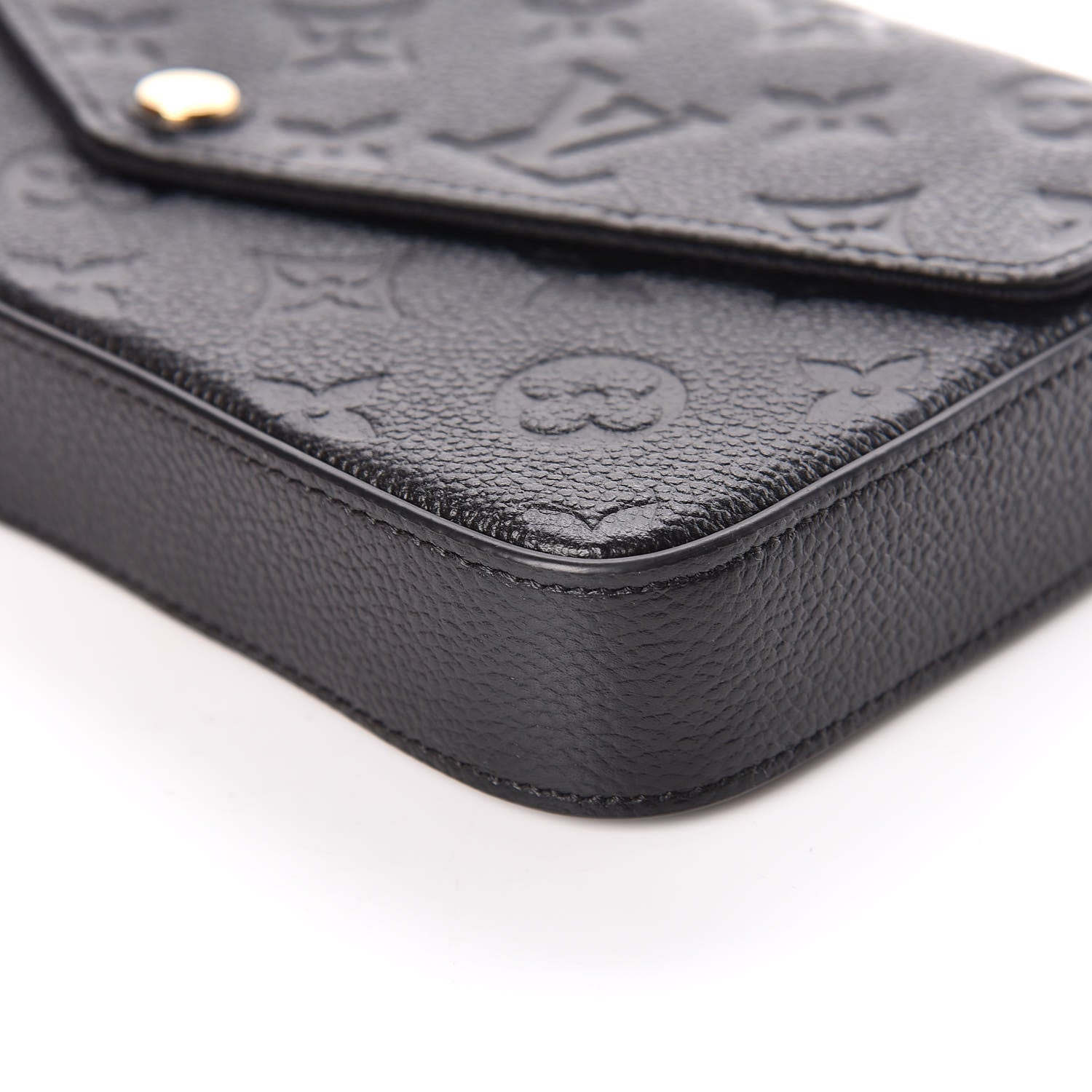 Louis Vuitton Empreinte Pochette Felicie Chain Wallet Black 7 of 11