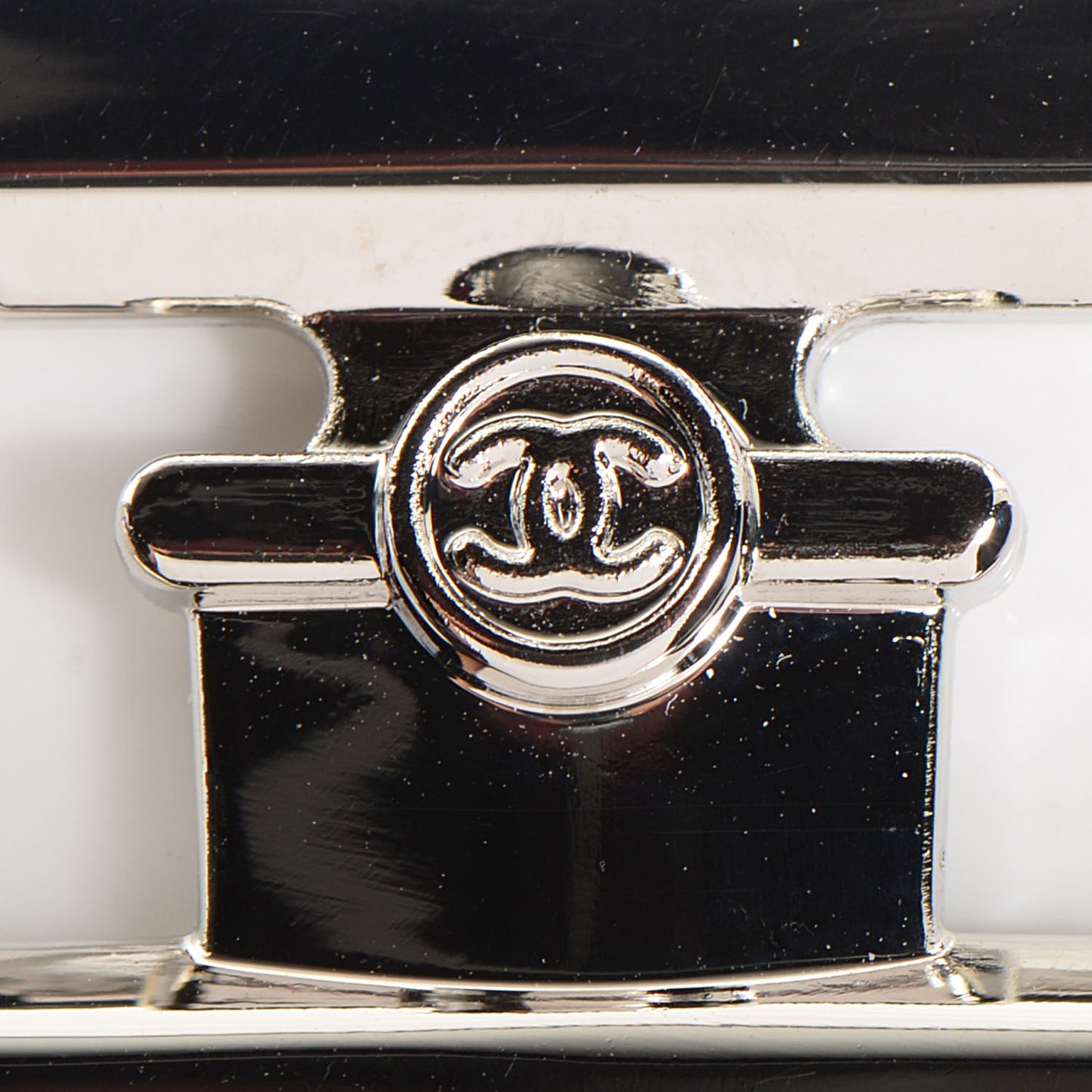 No. 19 Perfume Bottle Necklace Silver
