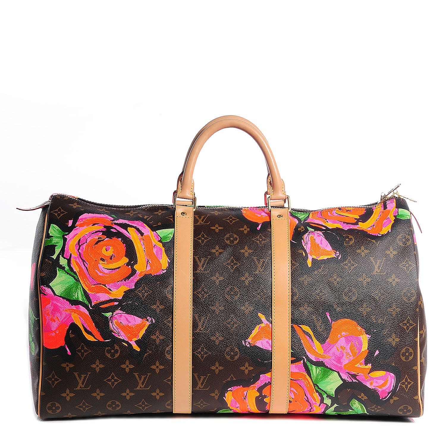 Louis Vuitton Monogram Roses Keepall 50 1 of 7