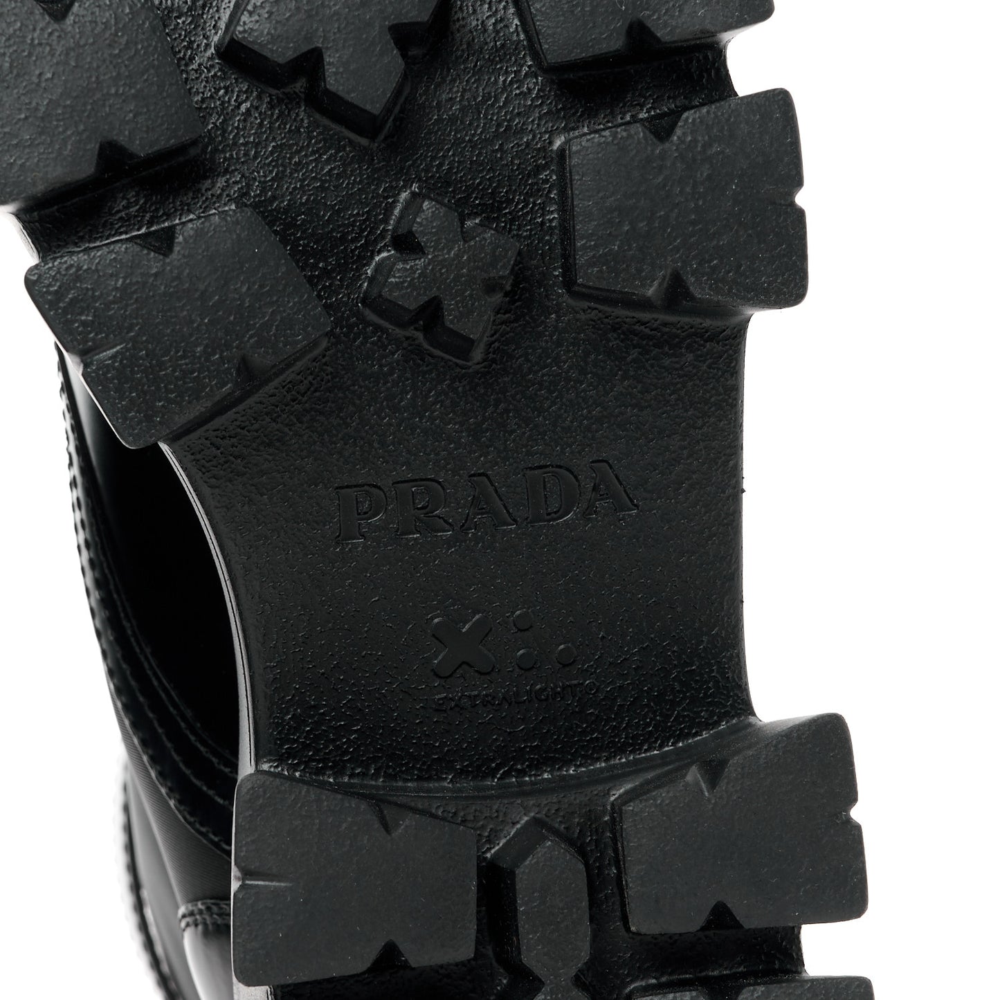 Spazzolato Rois Nylon Metal Triangle Logo Monolith Pouch Pocket 55mm Boots 38.5 Black