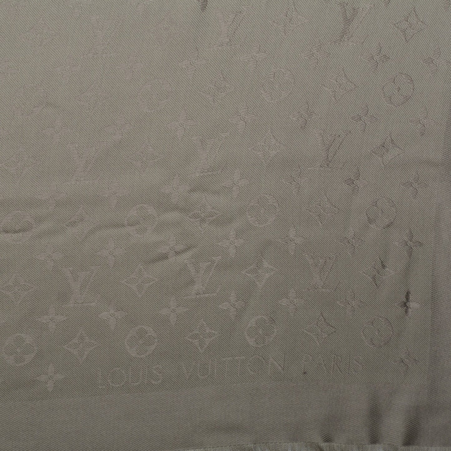 Silk Wool Monogram Shawl Verone