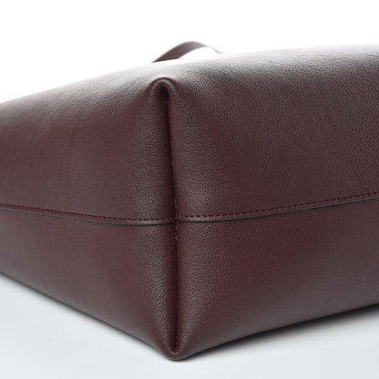 Saint Laurent Calfskin Large Shopping Tote Bordeaux 9 of 10
