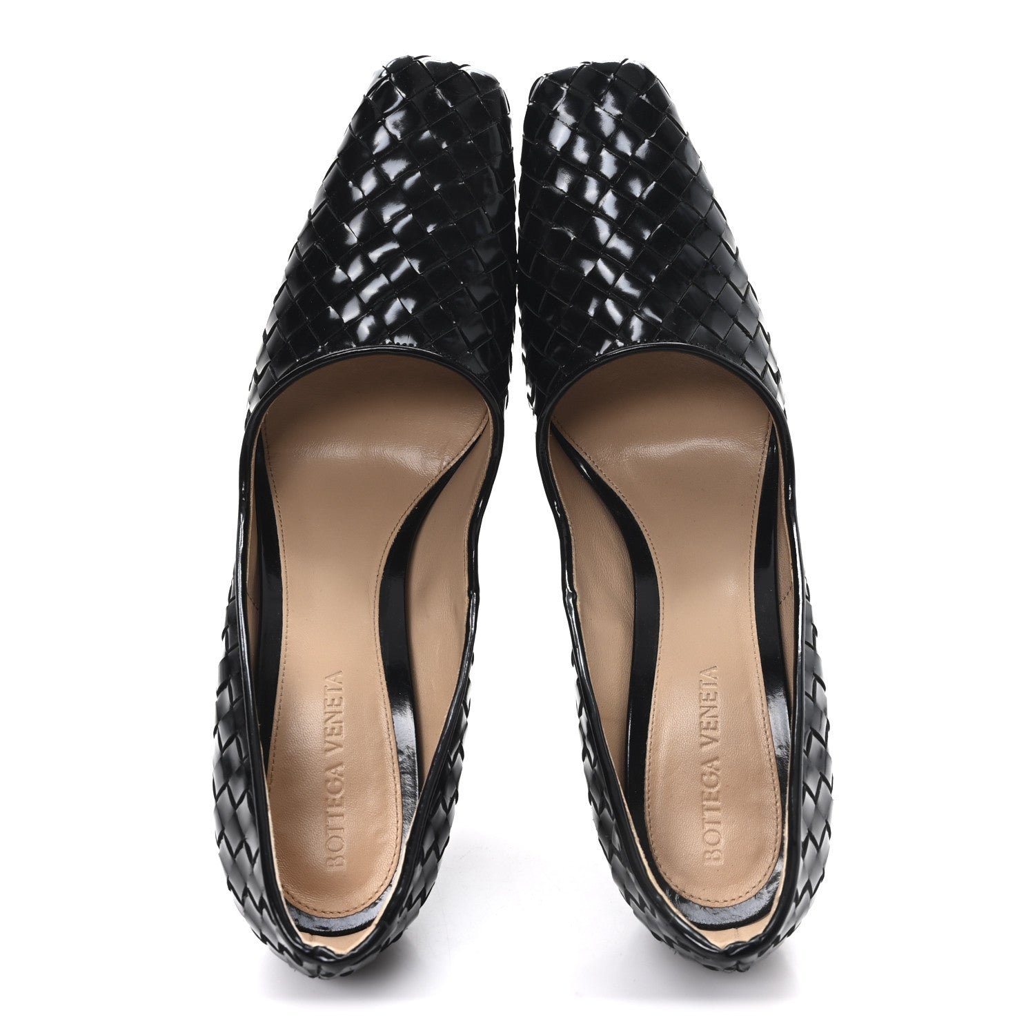 Bottega Veneta Nappa Intrecciato Comet Pumps 38 Black 2 of 8