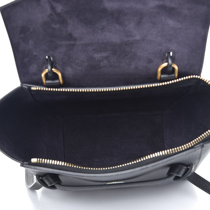 Celine Grained Calfskin Nano Belt Bag Black 5 of 6