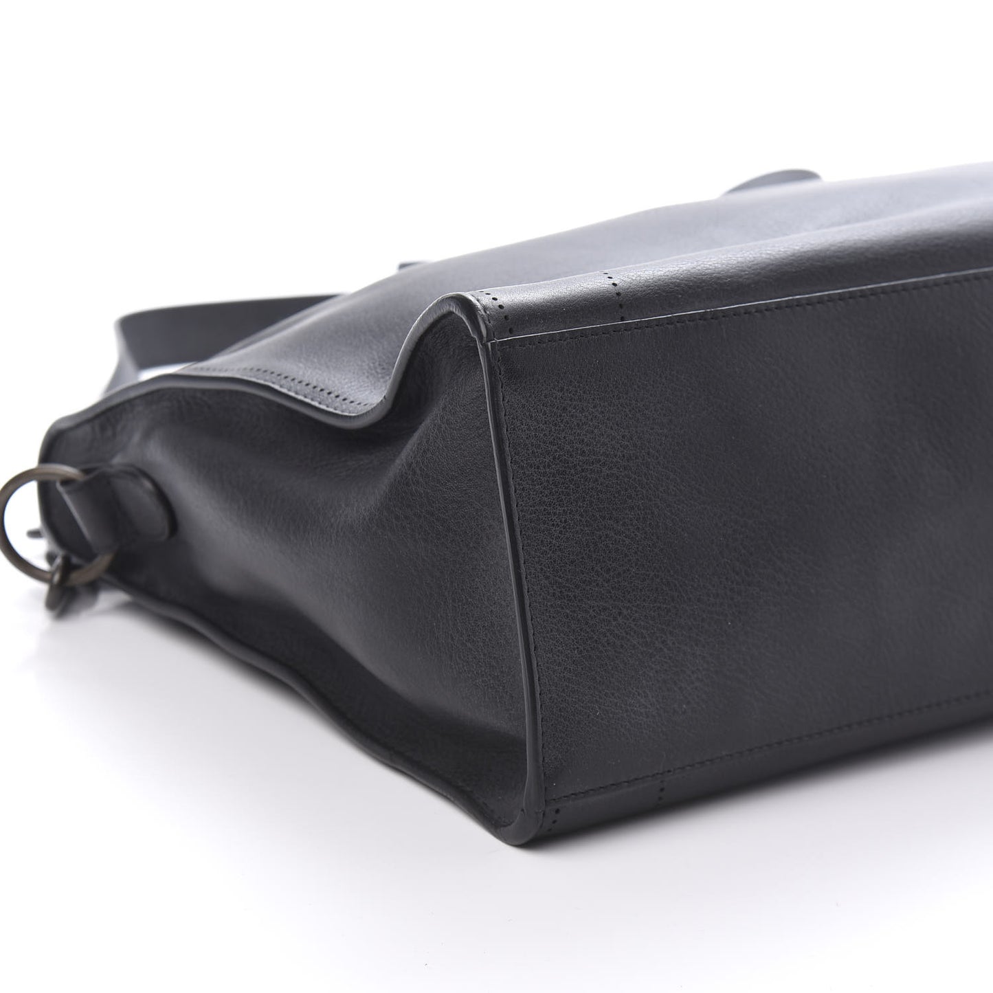 Veau Grana Perforated Blackout Hardware City Black