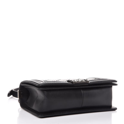 Chanel Calfskin Double Stitch Medium Boy Flap Black 4 of 9