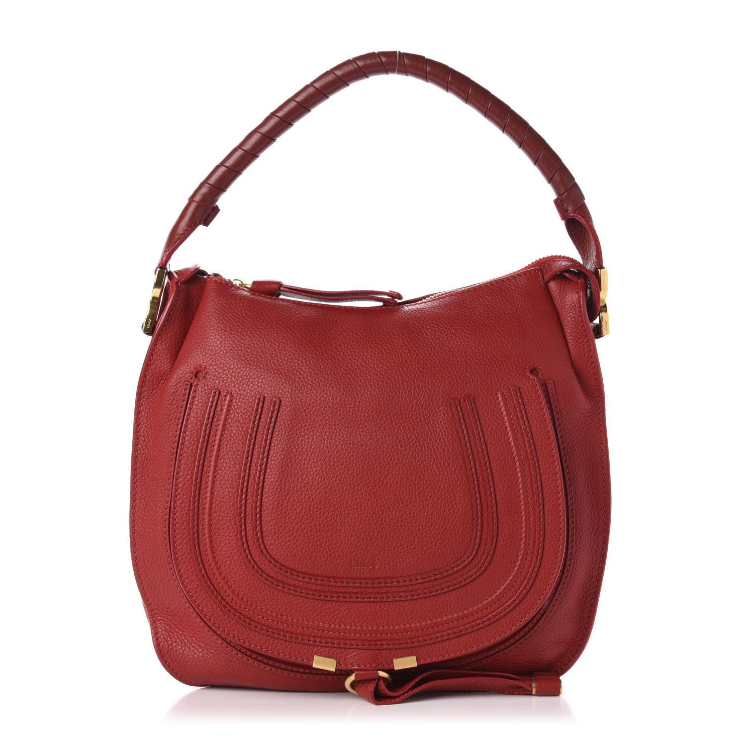 Chloe Calfskin Medium Marcie Hobo Garnet 1 of 10