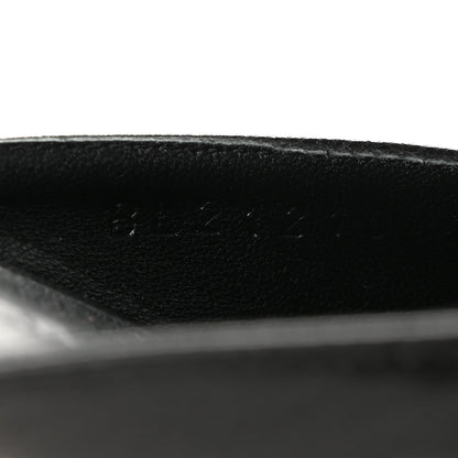 Hermes Goatskin Oz Mules 37.5 Black 9 of 10