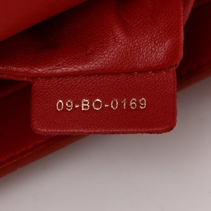 Christian Dior Grained Calfskin 30 Montaigne Flap Bag Red 7 of 11