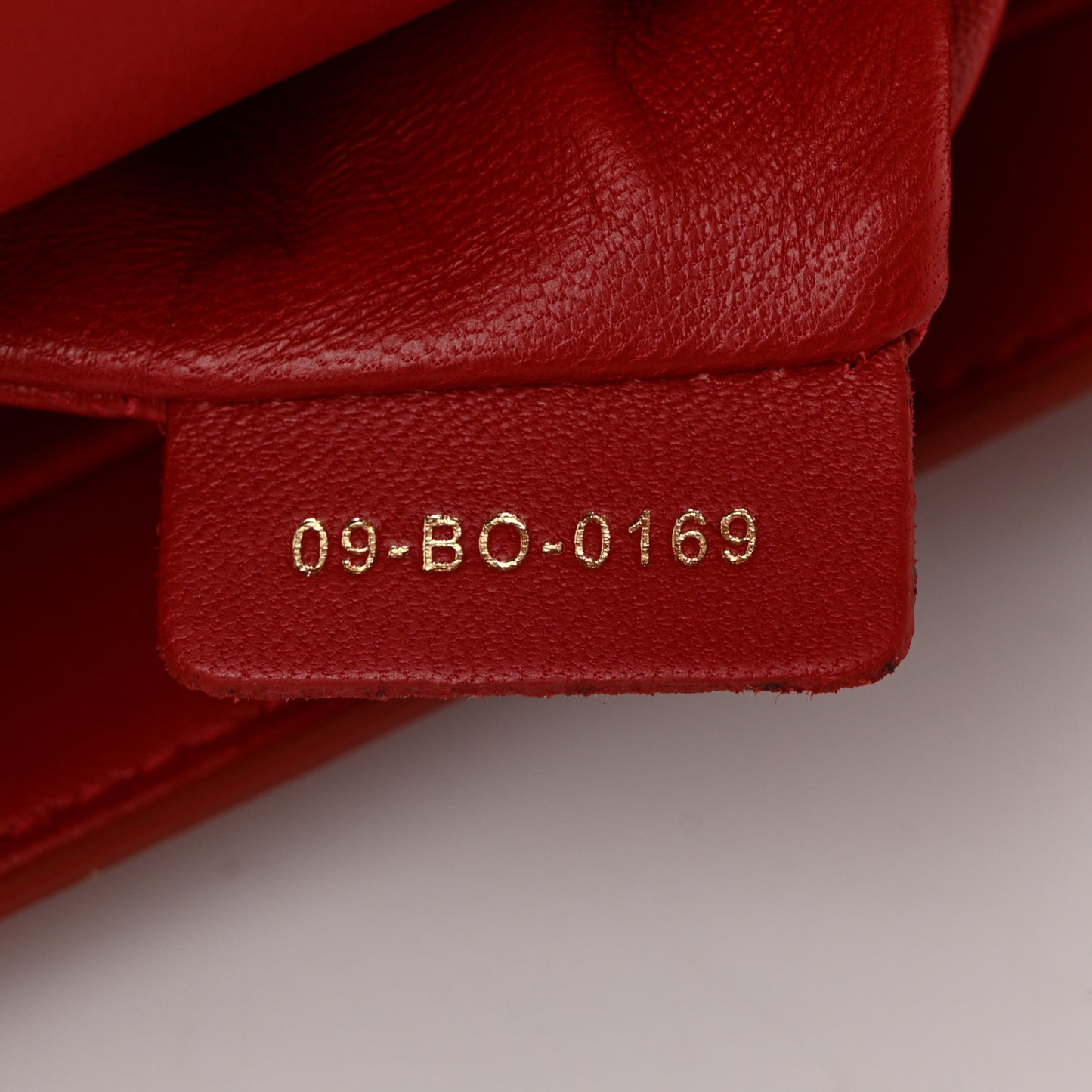 Grained Calfskin 30 Montaigne Flap Bag Red