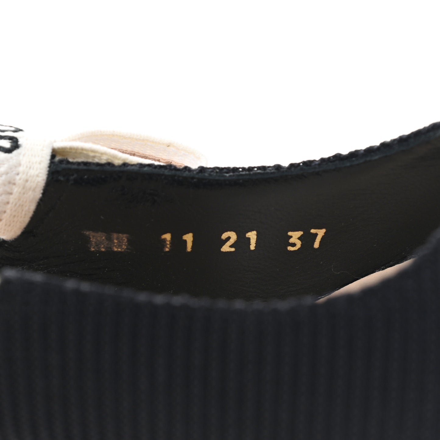 Technical Canvas Ribbon J Adior Slingback 65mm Pumps 37 Black