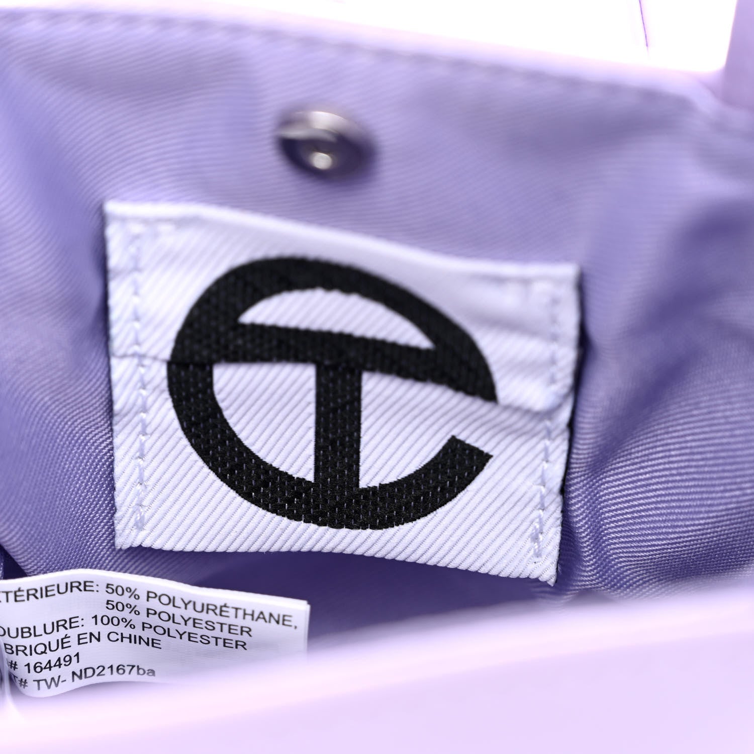 Telfar Vegan Leather Small Shopping Bag Lavender 6 of 9