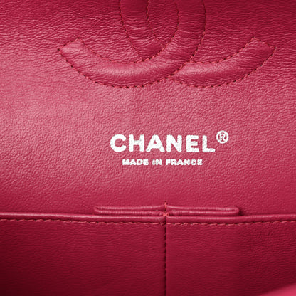 Chanel Patent Calfskin Quilted Medium Double Flap Pink 6 of 14