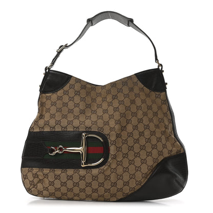 Gucci Monogram Hasler Hobo Dark Brown 1 of 10