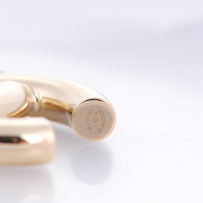 Chanel Metal Large CC Earrings Light Gold 3 of 4